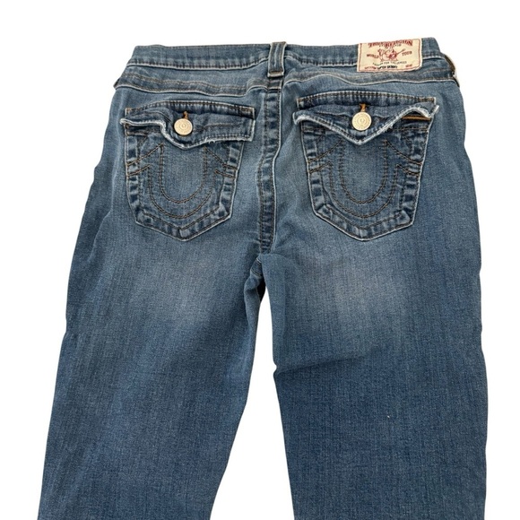 True Religion Blue Straight Leg Jeans - Picture 4 of 8